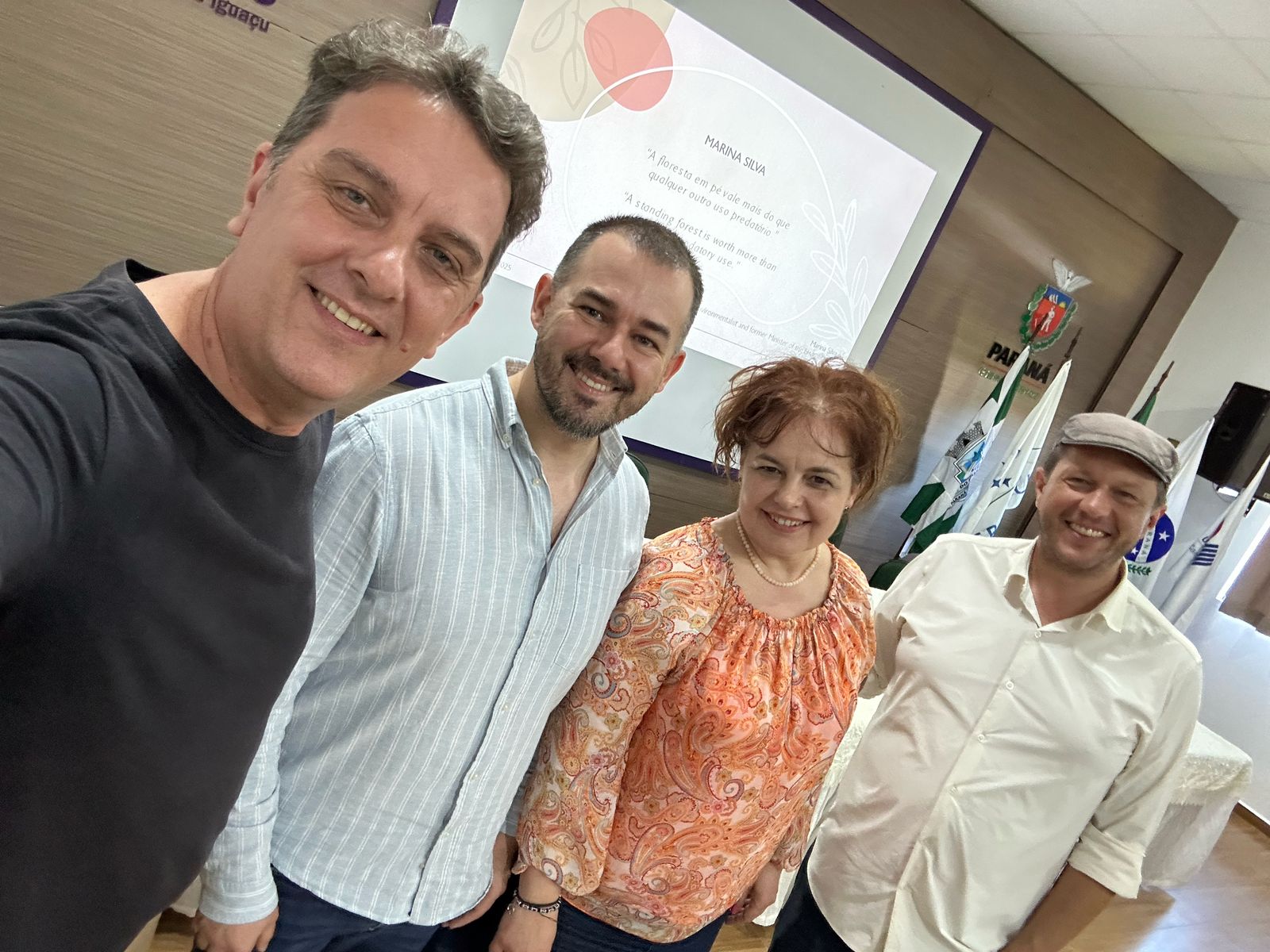 Movimento de internacionalização no PPGTGS com pesquisadores da Romênia
